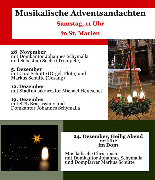 Musikalische Adventsandachten.